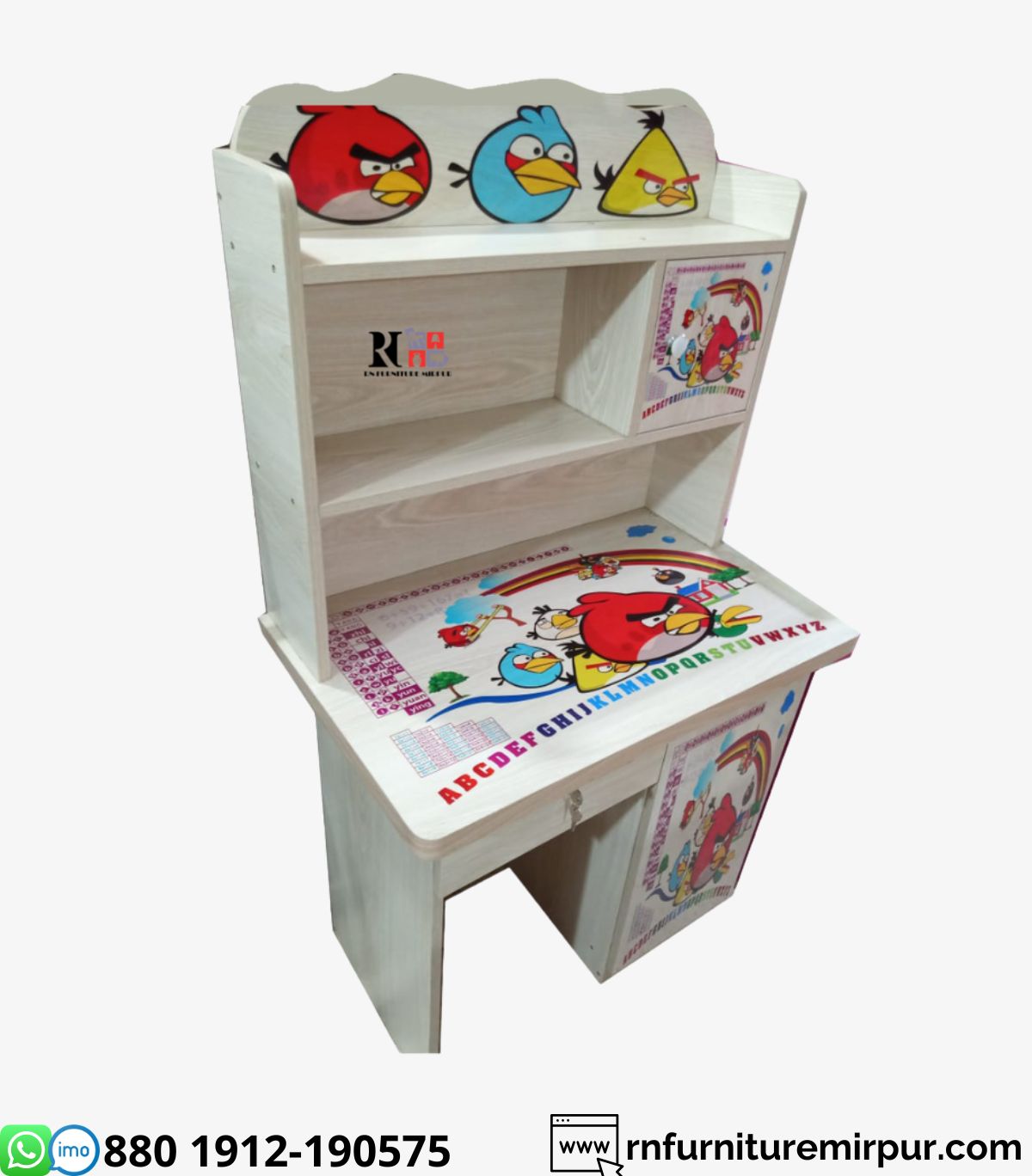 Angry Birds Kids Reading Table with Chair RN Furniture Mirpur